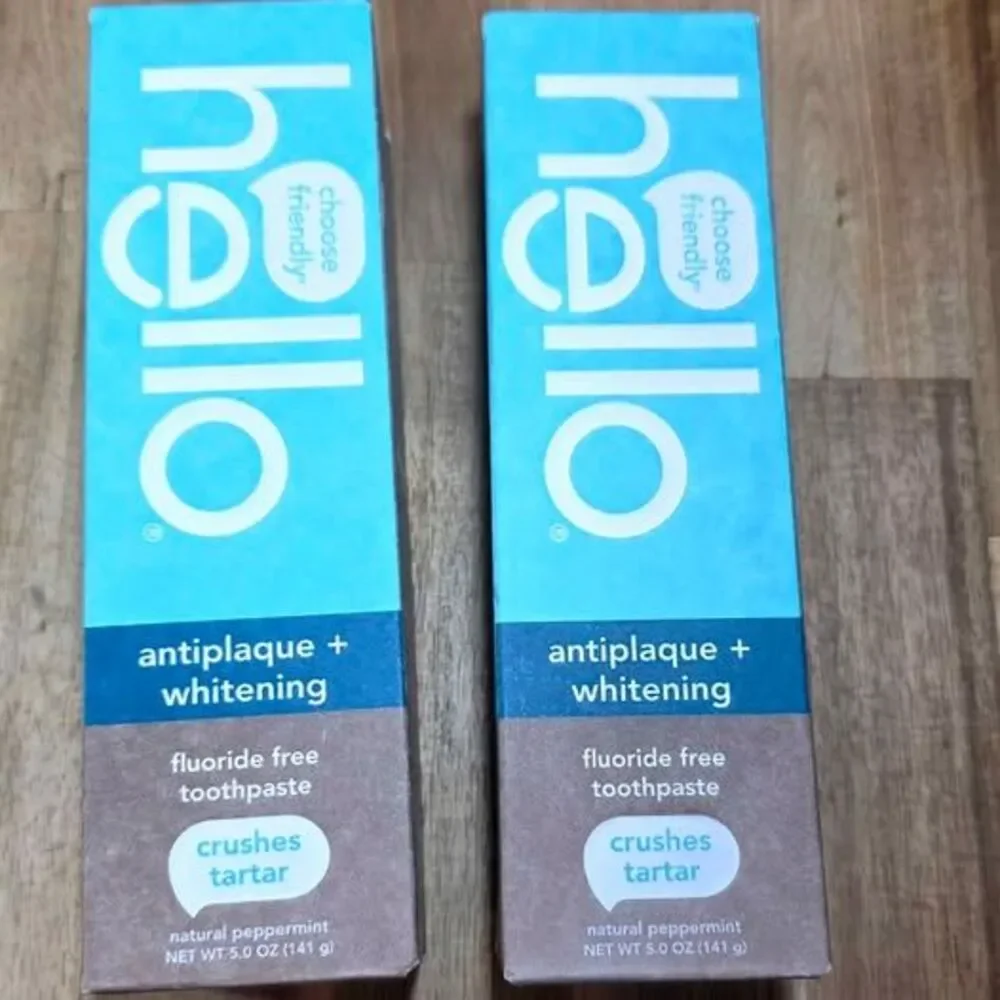 2 hello toothpaste 5.0 OZ each